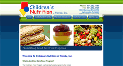 Desktop Screenshot of childrensnutritionofflorida.org